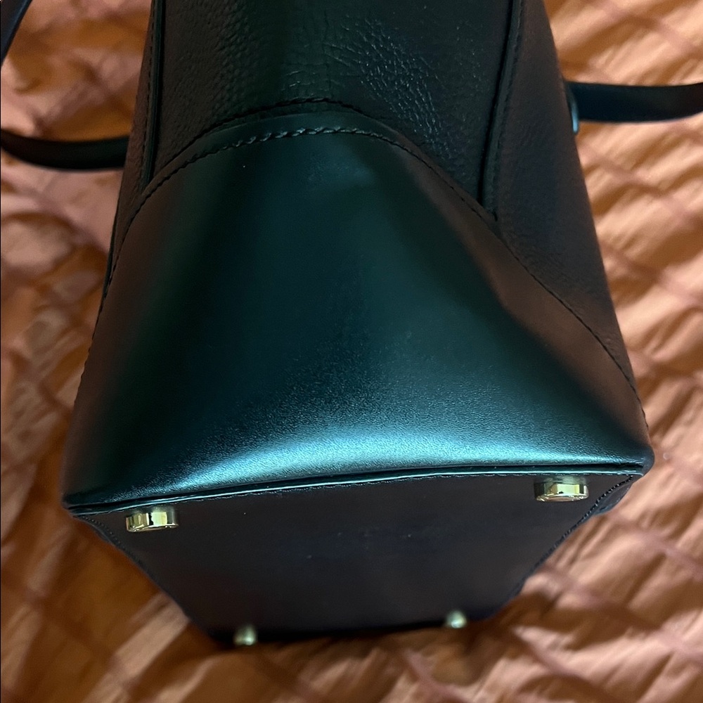 Michael Kors Black Pebbled Leather Tote - Picture 5 of 9